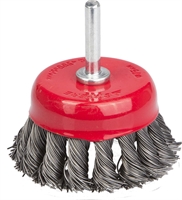 STAYER  75 мм, жгутированная стальная проволока 0.5 мм, щетка кистевая для дрели, Professional (35118-075) 35118-075_z01