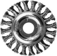 ЗУБР  115 мм, стальная проволоки 0.5 мм, щетка дисковая для УШМ, Профессионал (35190-115) 35190-115_z01