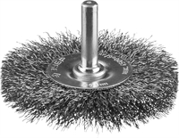 ЗУБР  63 мм, витая, стальная проволока 0.3 мм, щетка дисковая для УШМ, Профессионал (35198-063) 35198-063_z02