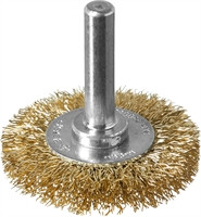 ЗУБР  38 мм, витая стальная латунированная проволока 0.3 мм, щетка дисковая для УШМ, Профессионал (3520-038) 3520-038_z02
