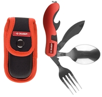 ЗУБР  Турист 4 в 1, с вилкой и ложкой, длина рукоятки 105 мм, походный набор (47782) 47782