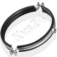 Хомут вентиляционный с резиновым уплотнителем  102 мм М8 Kvs-  05689