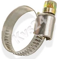 Хомут обжимной нержавеющая сталь 25 - 40 мм Kvs 108450