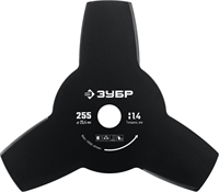 ЗУБР  НТ-3, 255 мм, 3T, нож для триммера (71140) 71140