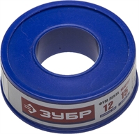 ЗУБР  0.1 мм х 12 мм х 15 м, 0.25 г/см3, ФУМ лента (12373-12-025) 12373-12-025