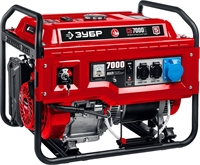 ЗУБР  7000 Вт, бензиновый генератор с электростартером (СБ-7000Е) СБ-7000Е
