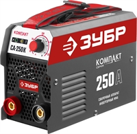 ЗУБР  ММА, 250 А, КОМПАКТ, сварочный аппарат инверторный, макс. электрод Ø 6.0 мм (СА-250К) СА-250К