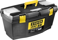 STAYER  VEGA-24, 610 х 320 х 300 мм, (24″), пластиковый ящик для инструментов (38105-21) 38105-21_z03