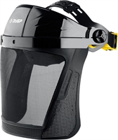 ЗУБР  СЕКТОР-С, экран из мелкоячеистой сетки 190 х 339 мм, с храповиком, защитный лицевой щиток, Профессионал (110851) 110851