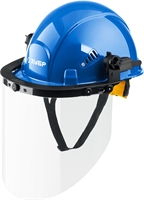 ЗУБР  ЗАСЛОН, экран 220 х 385 мм, поликарбон 2 мм, защитный лицевой щиток для крепления на каске, Профессионал (110853) 110853