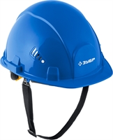 ЗУБР  ФОРТ, синяя, храповый механизм регулировки, универсальное крепление для наушников и щитков, защитная каска, Профессионал (11094-3) 11094-3_z01