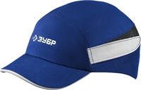 ЗУБР  БИНОМ, синяя, ударопрочный корпус, козырёк 55 мм, размер от 54 до 59 см, защитная каскетка, Профессионал (11095) 11095