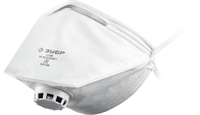 ЗУБР  класс защиты FFP1, плоская, фильтрующая полумаска с клапаном выдоха (11166) 11166_z01
