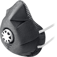 ЗУБР  ФГ-95 коническая с угольным слоем, класс защиты FFP2, с клапаном выдоха, фильтрующая полумаска (11168-2) 11168-2