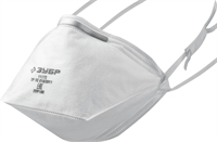 ЗУБР  П-80, класс защиты FFP1, плоская, фильтрующая полумаска (11172) 11172