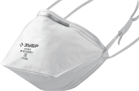 ЗУБР  П-95, класс защиты FFP2, плоская, фильтрующая полумаска (11172-2) 11172-2