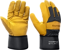 KRAFTOOL  PANZER, XL, от мех. воздействий, комбинированные, кожаные перчатки (11320-XL) 11320-XL