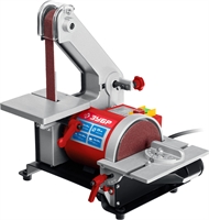 ЗУБР   d 125 мм, 25 х 762 мм лента, 330 Вт, тарельчато - ленточный шлифовальный станок (ЗШС-330) ЗШС-330