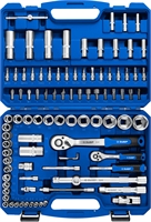 ЗУБР  А-94, 94 предм., (1/2″ + 1/4″), универсальный набор инструмента, Профессионал (27635-H94) 27635-H94_z01