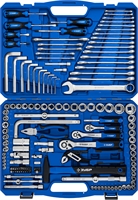 ЗУБР  Универсал-142, 142 предм., (1/2″+ 3/8″+ 1/4″), универсальный набор инструмента, Профессионал (27670-H142) 27670-H142