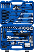 ЗУБР  Универсал-76, 76 предм., (1/2″+ 1/4″), универсальный набор инструмента, Профессионал (27670-H76) 27670-H76