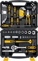 STAYER  UNIVERSAL 83, 83 предм., (1/2″+ 1/4″), универсальный набор инструмента, Professional (27710-H83) 27710-H83