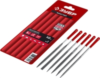 ЗУБР 6 шт, 140 мм, в чехле, с ручками, набор надфилей (16014-H6) 16014-H6