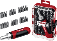 ЗУБР  Мастер 29, 29 шт, набор: отвертка с насадками (25040) 25040