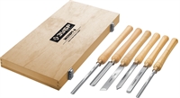 ЗУБР  Эксперт-6, 6 предм., набор ручных резцов по дереву, Профессионал (18370) 18370