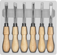 ЗУБР  6 предм, фигурные стамески (18373-H6) 18373-H6