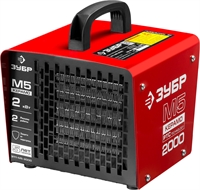 ЗУБР  2 кВт, электрическая тепловая пушка (ЗТП-М5-2000) ЗТП-М5-2000