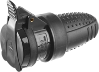 ЗУБР  IP44, 16 A/220 В, обрезиненная розетка, Профессионал (55187-B) 55187-B