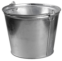 12 л, для непищевых продуктов, оцинкованное ведро (39300-12) 39300-12