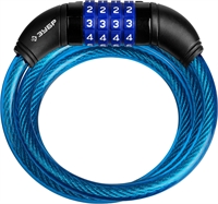 ЗУБР  950 мм, d 10 мм, кодовый, с изменяемым кодом, тросовый замок, Профессионал  (37262-95) 37262-95_z01