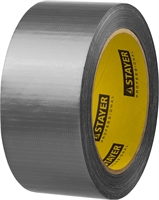 STAYER  48 мм, 25 м, серебристая, армированная лента, Professional (12080-50-25) 12080-50-25