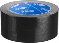 ЗУБР  48 мм, 25 м, черная, на тканевой основе, универсальная армированная лента, Профессионал (12096-50-25) 12096-50-25
