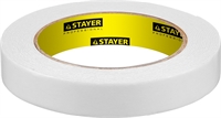 STAYER  19 мм, 5 м, белая, на вспененной основе, двухсторонняя клейкая лента, Professional (12231-19-05) 12231-19-05