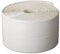 STAYER  3.35 м x 60 мм x 3.35 м, профиль L, белая, бордюрная лента для ванн и раковин, Professional (12341-30-30) 12341-30-30