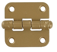 ПН-40, 40 x 40 х 1.5 мм, цвет золотой металлик, карточная петля (37623-40) 37623-40