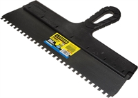 STAYER  PROFlat, 350 мм, зуб 6 х 6 мм, пластиковая ручка, зубчатый, нержавеющий, фасадный шпатель, Professional (1009-35-06) 1009-35-06