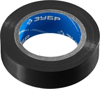 ЗУБР  ЭЛЕКТРИК-10, 15 мм х 10 м, 6 000 В, черная, не поддерживает горение, изолента ПВХ, Профессионал (1233-2) 1233-2_z02