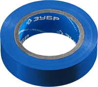 ЗУБР  ЭЛЕКТРИК-10, 15 мм х 10 м, 6 000 В, синяя, не поддерживает горение, изолента ПВХ, Профессионал (1233-73) 1233-73_z02