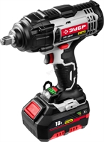 Ударный гайковерт ЗУБР 400 Нм 18 В 1 АКБ 3 А/ч Li-Ion ГУЛ-401 К ГУЛ-401 К