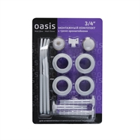 Монтажный комплект с тремя кронштейнами ¾” oasis 2180