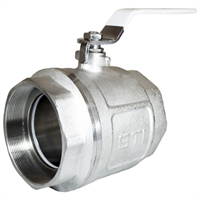 Кран шаровой STI ГГ рычаг  100 т 00000003444