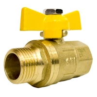 Кран шаровой газовый STI ШГ бабочка 15 т 00000003683