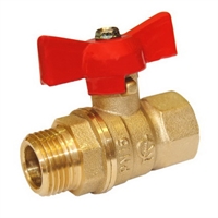 Кран шаровой Галлоп Стандарт 231 ШГ бабочка 15 т тт000014302