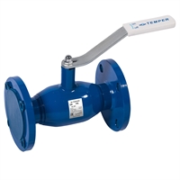 Кран шаровой цельносв. TEMPER 11с67п 293 фланец 80 (PN16) полн. т тт000018750