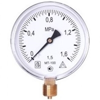 Манометр радиальный МТ-100 0,6МПа (метрическая резьба - М20х1.5) т 00000002983