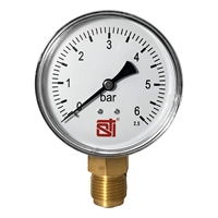 Манометр радиальный STI ∅80 6 bar (G½